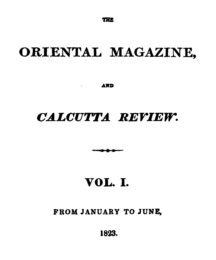 Oriental Magazine and Calcutta Review