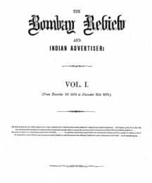 Bombay Review and Indian Advertiser