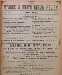 Mysore & South Indian Review